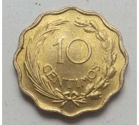 10 сентимо 1953 год Парагвай