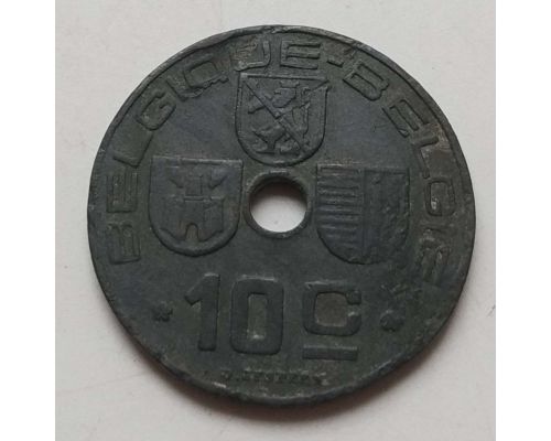 10 сентим 1943 год Бельгия BELGIQUE-BELGIE