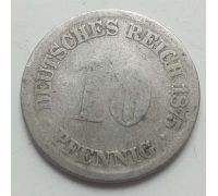 10 пфеннигов 1875 год Германия (Германская Империя) Состояние G