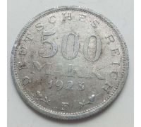 500 марок 1923 год F Германия Веймарская Республика Состояние VG