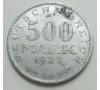 500 марок 1923 год A Германия Веймарская Республика Состояние VG