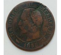 5 сентим 1855 год B Франция (сантим) Наполеон III