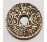 25 сентим 1921 год Франция (сантим)