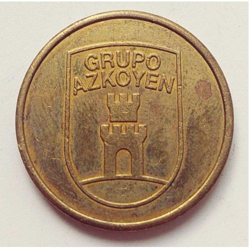 Жетон для мойки машин на Автомойке GRUPO AZKOYEN AUTOMATEN CAR WASH TOKEN