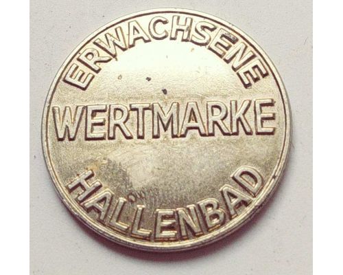Жетон в бассейн Wertmarke Erwachsene Hallenbad Stadt Kempten Allgäu