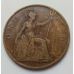 1 пенни 1913 год Великобритания, one penny Георг V