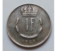 1 франк 1968 год Люксембург