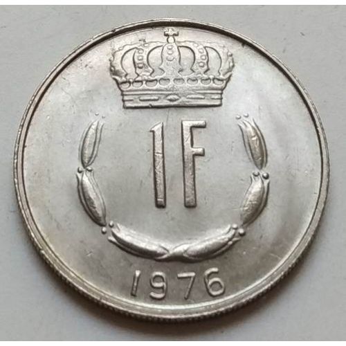 1 франк 1976 год Люксембург