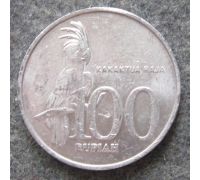 100 рупий 2002 год Индонезия Какаду