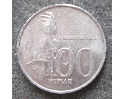 100 рупий 2002 год Индонезия Какаду