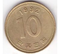 10 вон 1992 год Южная Корея