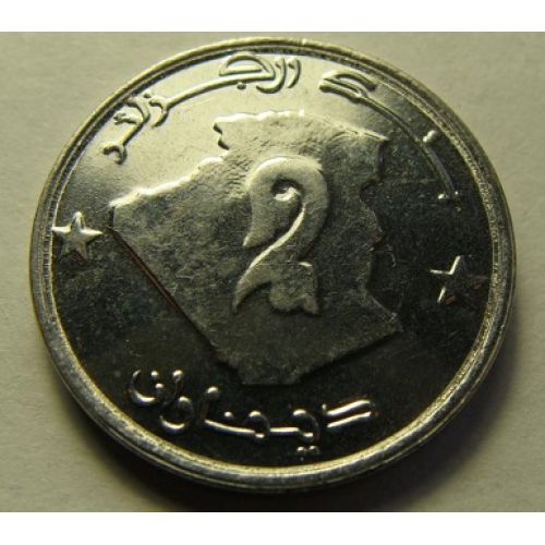 2 динара 2002 год Алжир