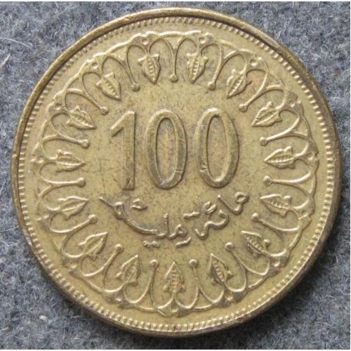100 миллим 1997 год Тунис