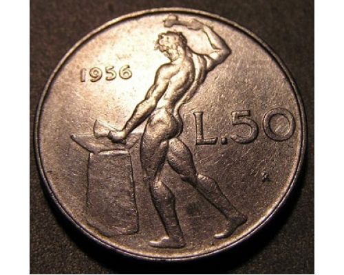 50 лир (1954–1995 г) Италия