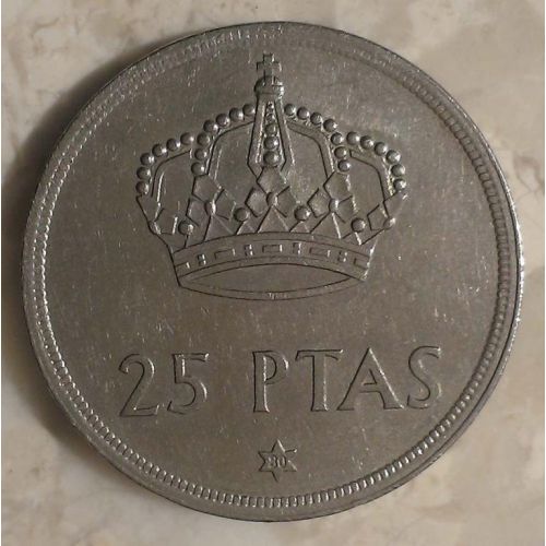 25 песет 1975 год Испания (76-82)