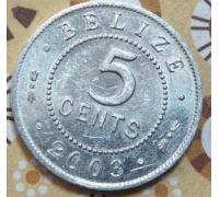 5 центов 2003 год Белиз