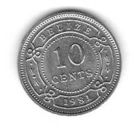 10 центов 1981 год Белиз