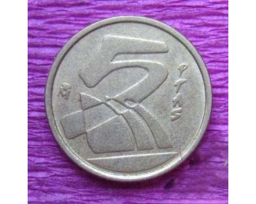 5 песет 1989-1997 год Испания