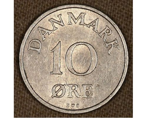 10 эре 1954-1956 года Дания
