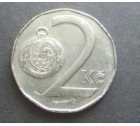 2 кроны 1993-1997 год Чехия