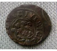 1 солид 1632-1654 Ливония Швеция Кристина Ваза