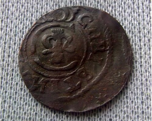 1 солид 1632-1654 Ливония Швеция Кристина Ваза (2)