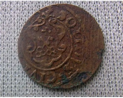 1 солид 1632-1654 Ливония Швеция Кристина Ваза (4)