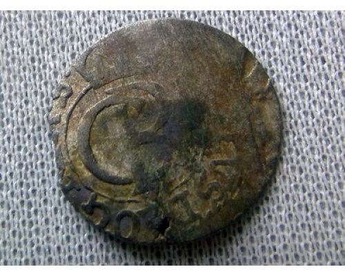 1 солид 1660-1697 Ливония Швеция Карл XI