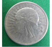 2 злотых 1934 год Польша Серебро Ядвига