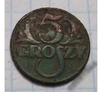 5 грошей 1928 Польша