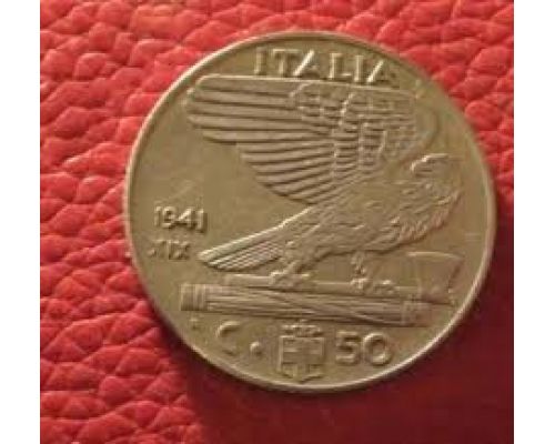 50 чентезимо 1941 года Италия  Состояние