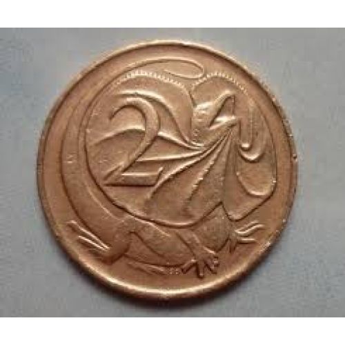 2 цента 1967-1984 год Австралия