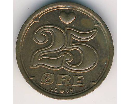 25 эре 1993 года Дания