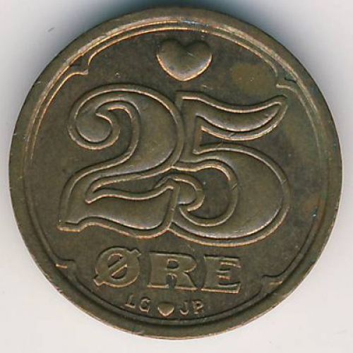 25 эре 1993 года. Дания