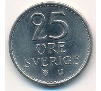 25 эре 1972 год Швеция  Маленький тираж