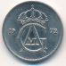 25 эре 1972 год. Швеция . Маленький тираж