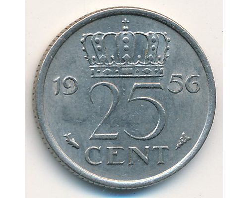 25 центов (1950-1980) Нидерланды