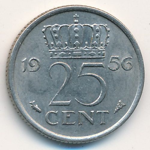 25 центов (1950-1980). Нидерланды