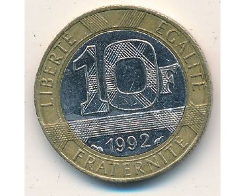 10 франков (1988–2000 г) Франция
