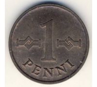 1 пенни 1968 года Финляндия