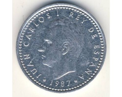 1 песета (1982–1989 г) Испания