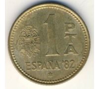 1 песета 1980 год Испания