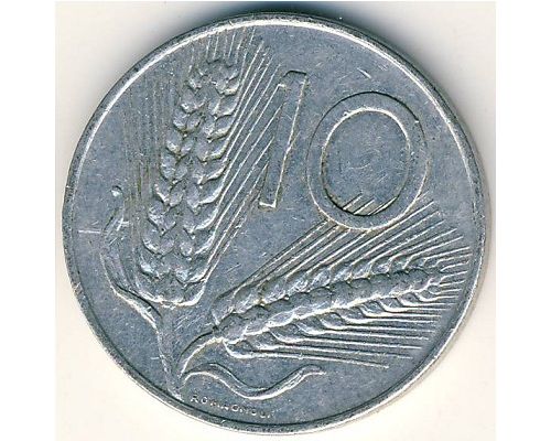 10 лир (1951–2001 г) Италия