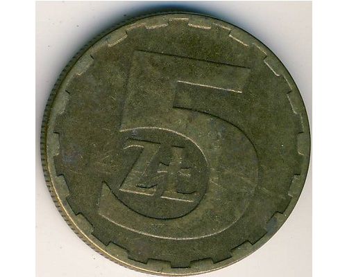5 злотых (1975–1988 г) Польша