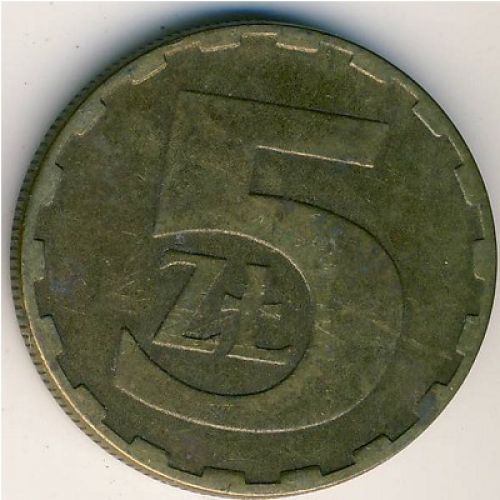 5 злотых (1975–1988 г.). Польша
