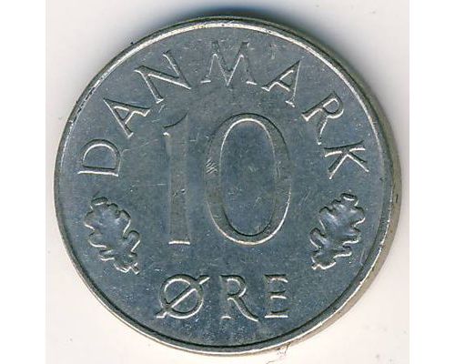 10 эре 1973-1978 года Дания