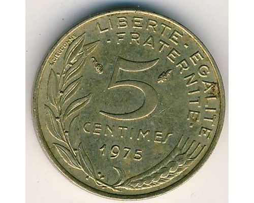 5 сентим (1966–2001 г) Франция