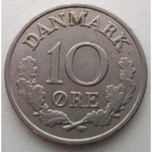 10 эре 1960-1971 года. Дания