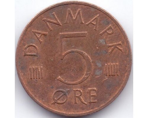 5 эре 1973-1986 года Дания
