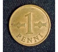 1 пенни 1963 года Финляндия